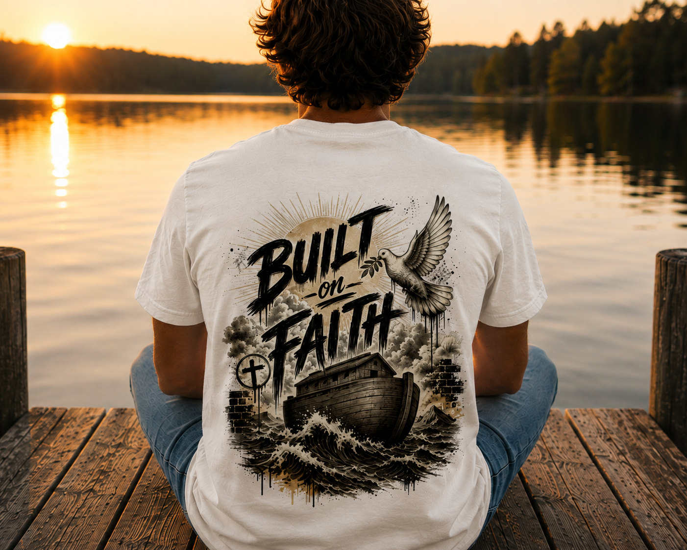 Built on Faith | Pure Cotton Unisex T-Shirt| Exodus